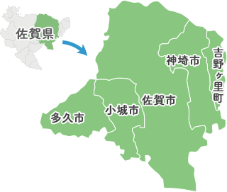 中部広域連合圏域地図